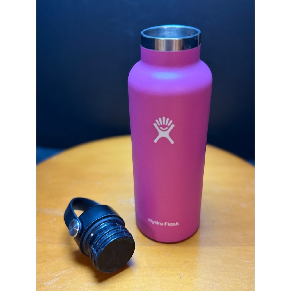 Hydro Flask 18 oz Standard Mouth Water Bottle Carnation Pink Flex Cap S18SX622